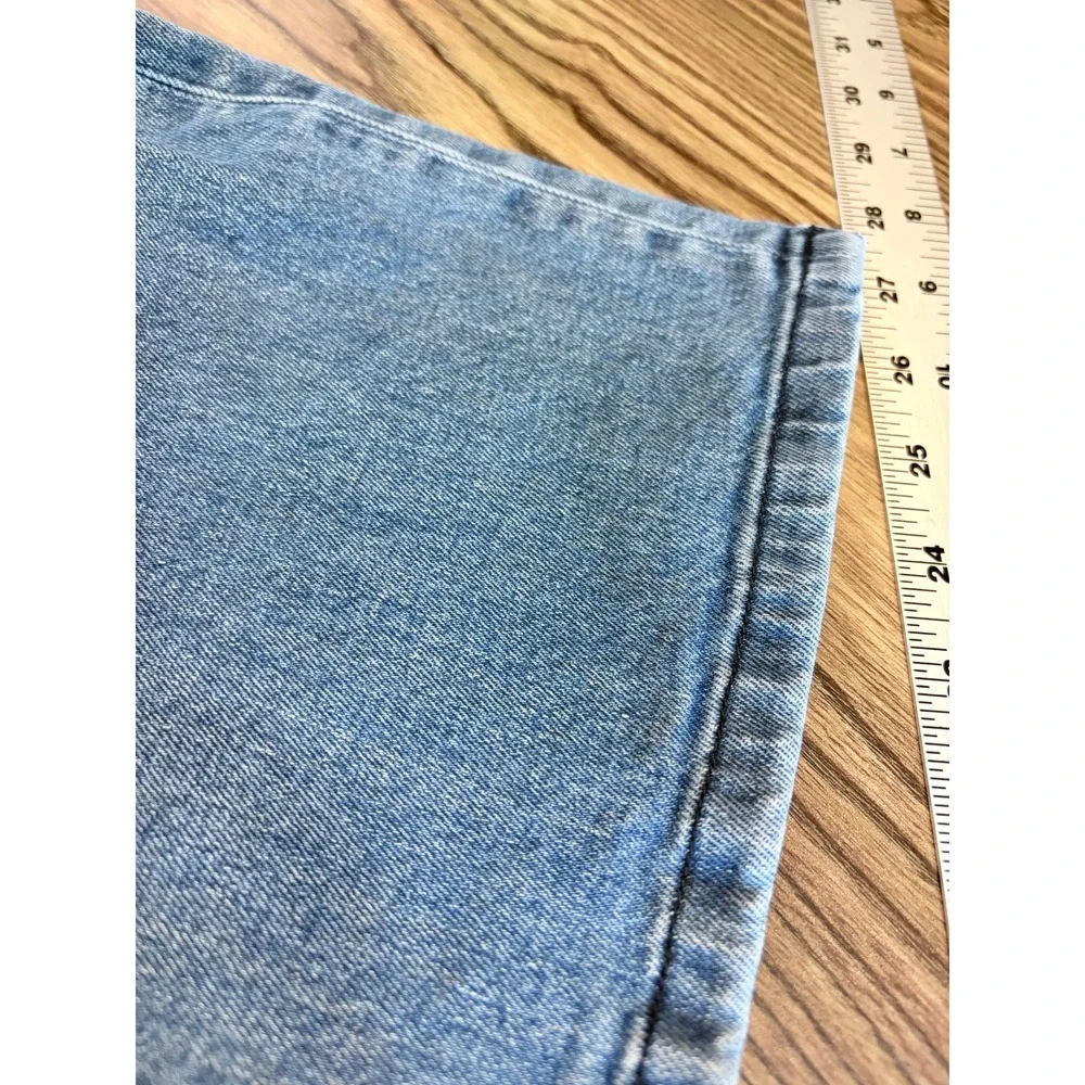 Rudes‎ Denim Los Angeles Straight Leg Jeans Medium Wash Button Fly Size 32 USA